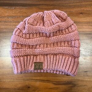 C.C Pink Knit Beanie